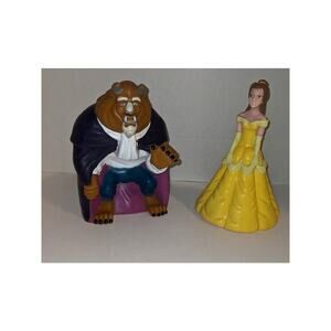 Vintage 1992 Pizza Hut Beaty and the Beast Puppets